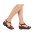 Zamszowe sandały FLY London Bulbo Bianca P500261017 devilred