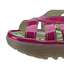 Lakierowane sandały ze skóry naturalnej FLY London Yellow Yeva P500448005 pink