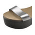 Metaliczne sandały Plakton 615055 plomo