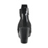 Botki traperowej platformie Stagórs 052 black patent nubuck