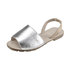 Metaliczne sandały Bronx Maiko 84257 silver