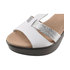 Białe sandały Eva Frutos Luna 5895 blanco plata