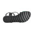 Sandały z bieżnikową podeszwą Bullboxer Kinsley 093001 acqua-black