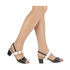 Lakierowane sandały Solo Femme 64402-01-D95 black-white