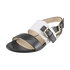 Biało-czarne sandały Solo Femme 42816-01-E02 black-white