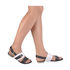 Biało-czarne sandały Solo Femme 42816-01-E02 black-white