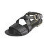 Ażurowe sandały Solo Femme 42812-01-D08 black