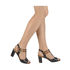 Sandały na obcasie Solo Femme 82402-01-C16 black-brown