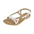 Białe sandały-japonki Les Tropéziennes Isatis 36316 blanc mat