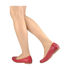 Skórzane baleriny Karino 1230-108-P red