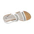Sandały z cyrkoniami Carinii B2183-B03 white