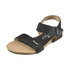 Sandały z wężowej łuski Karino 0958-090-P black