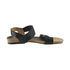 Sandały z wężowej łuski Karino 0958-090-P black