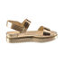 Złote sandały na platformie Buffalo Hadlee 313782 champagne01