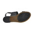 Klasyczne sandały Carinii B2662-B77 black