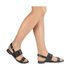 Klasyczne sandały Carinii B2662-B77 black