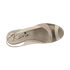 Sandały na koturnie Karino 1235-043-P beige-coppery