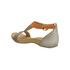 Skórzane sandały Carinii B1674-491 beige-orange