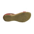 Koralowe sandały Carinii B1674-979 red