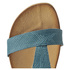 Sandały z wężowej łuski Carinii B1674-491 turquoise