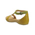 Sandały ze skóry naturalnej Carinii B1674-491 yellow-green