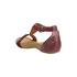 Skórzane sandały Carinii B1674-491 red