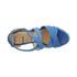 Sandały na ażurowym koturnie Elle Passy 02011 turquoise