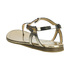 Metaliczne sandały Elle Marly 02015 or