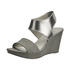 Sandały na koturnie Karino 1501-002-P grey