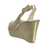 Metaliczne sandały Karino 1154-074-P gold