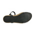 Sandały z metalicznym paskiem Plakton 575725 plata-negro