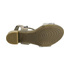 Sandały na drewnianym obcasie Karino 1183-123-P beige-gold