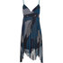 Asymetryczna sukienka Rinascimento 29622-3 Blu Ottanio 