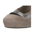 Pantofle DOTS Gloria 58402 dark beige/black