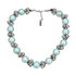 Naszyjnik Fashion Jewellery 12953 silver-turquoise