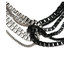 Naszyjnik Fashion Jewellery 12871-silver-black silver-black
