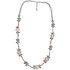 Naszyjnik Fashion Jewellery 12739-silver-pink silver-pink