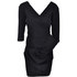 Drapowana sukienka DOTS 42275 black