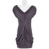 Drapowana sukienka DOTS 42339 grey