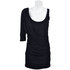 Sukienka asymetryczna DOTS 42184 black