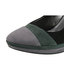 Pantofle DOTS Florence 89806 green-grey