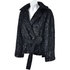 Krótki płaszcz DOTS 82426 black