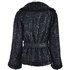 Krótki płaszcz DOTS 82426 black