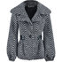 Płaszcz DOTS 82417 black-grey