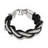 Bransoletka Fashion Jewellery 13034 silver-black