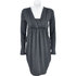 Sukienka DOTS 42404 antracite-black