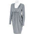 Sukienka DOTS 42404 melange-grey